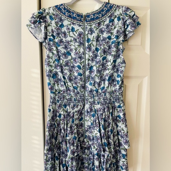 Alice and Olivia Blue Mariska Romper - Picture 4 of 11